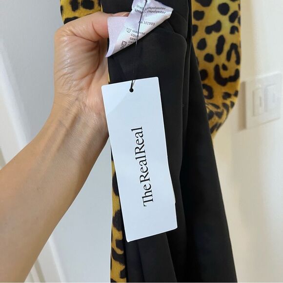 Adam Lippes Collective Leopard Cami Midi Dress 4 - Picture 10 of 16